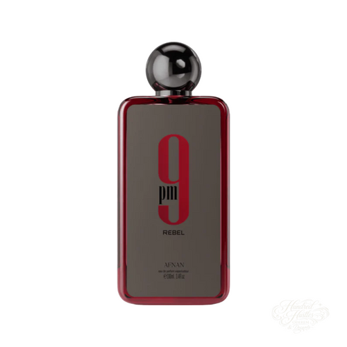 Afnan 9PM Rebel Eau de Parfum – Men’s Fragrance Bottle – Product Image – Hundred Hustles
